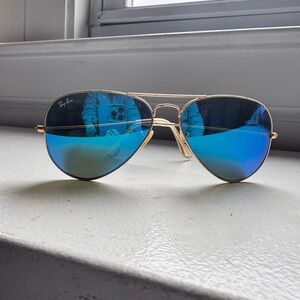 Ray-Ban Blue Aviator Sunglasses